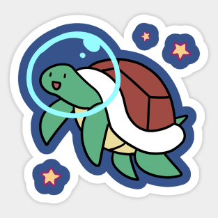 Space Turtle Sticker